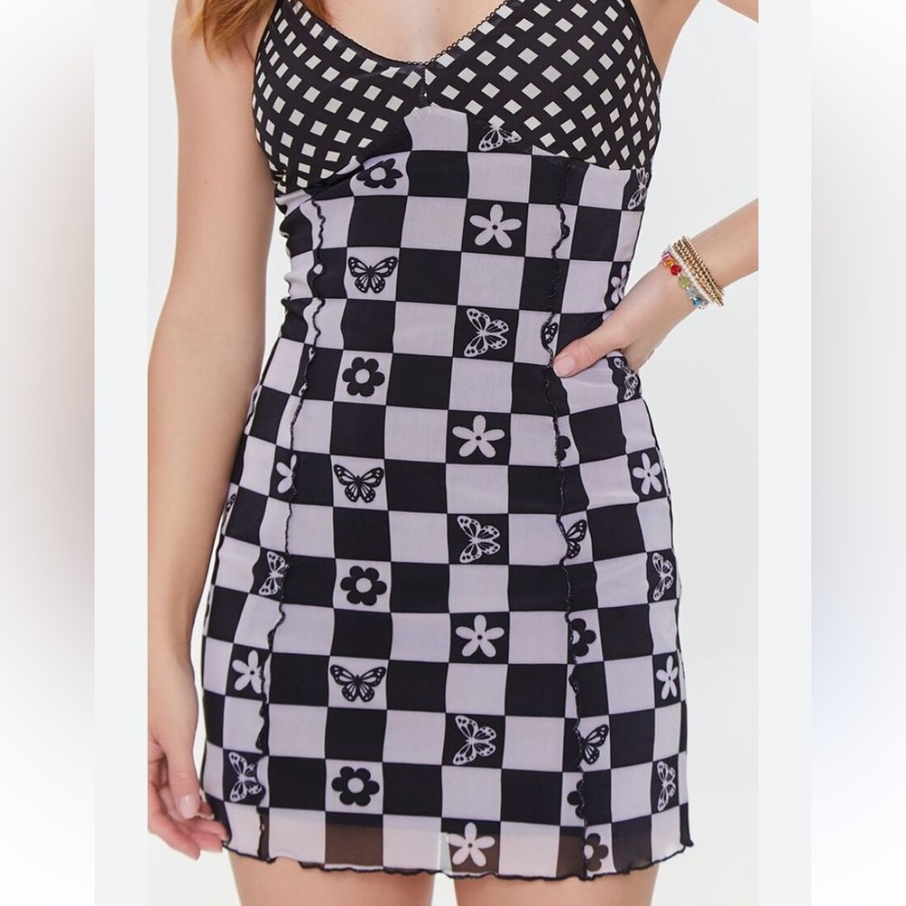 Forever 21 Checkered Mini Dress